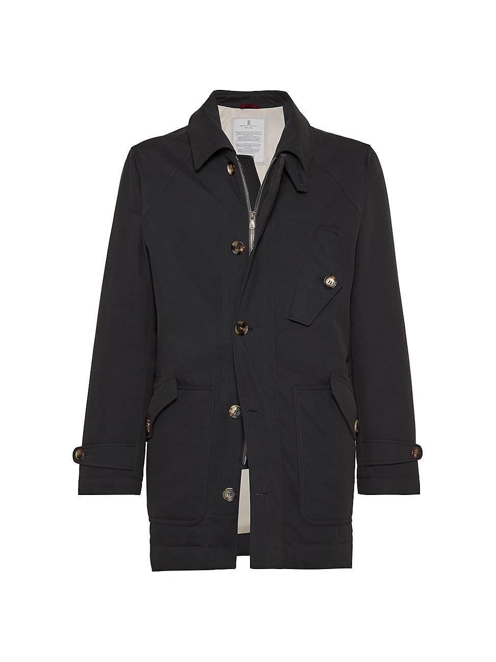 Mens Techno Cotton Gabardine Outerwear Jacket Product Image
