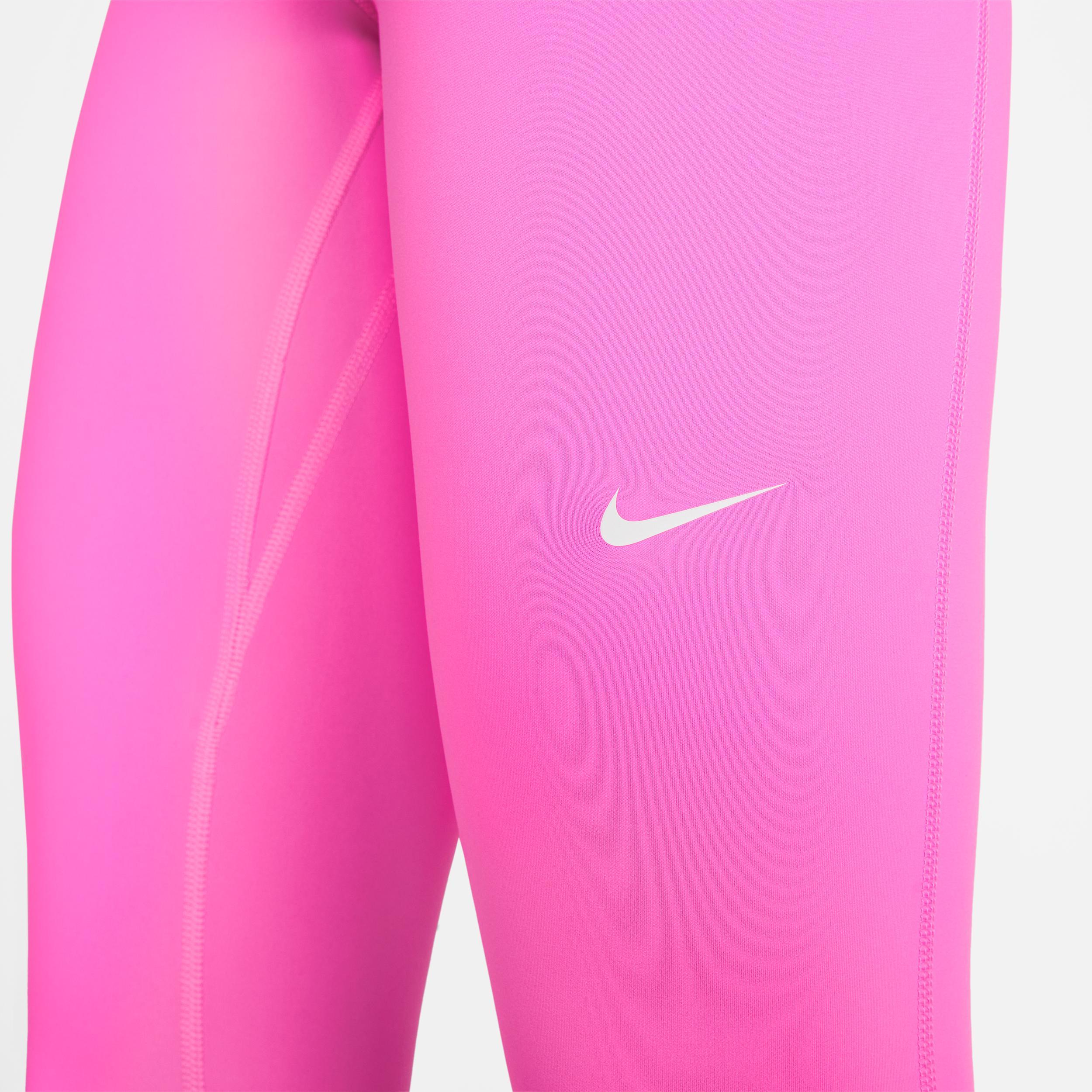 Women's Nike Pro Mid-Rise Mesh-Paneled Leggings Product Image