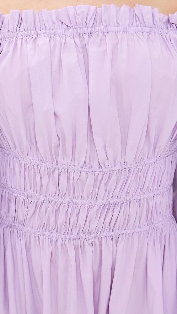 CAROLINE CONSTAS Raquela Off Shoulder Ruffle Maxi Dress | Shopbop Product Image