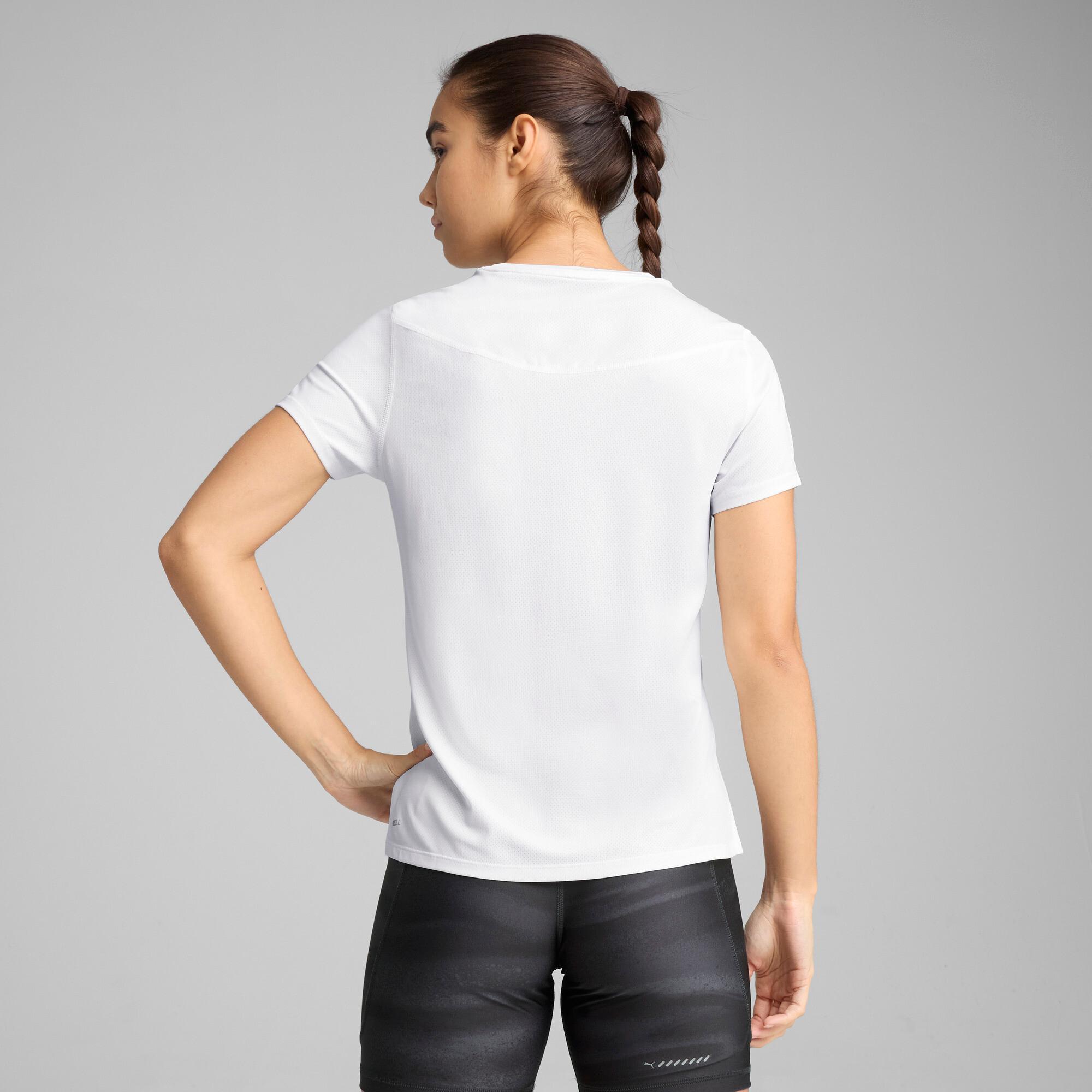 PUMA RUN Women's Graphic Mesh T-Shirt Product Image