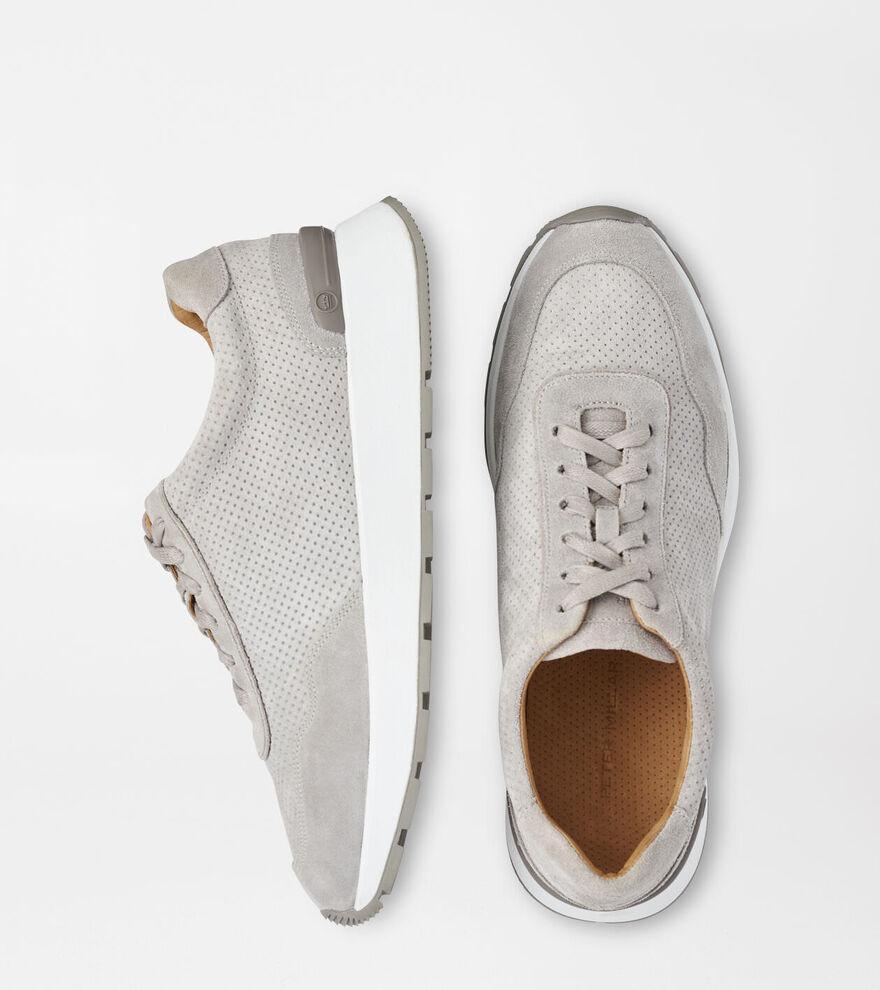 Peter Millar Mens Wayfare Runner | Color: Pearl Grey | Size: 11.5 Product Image