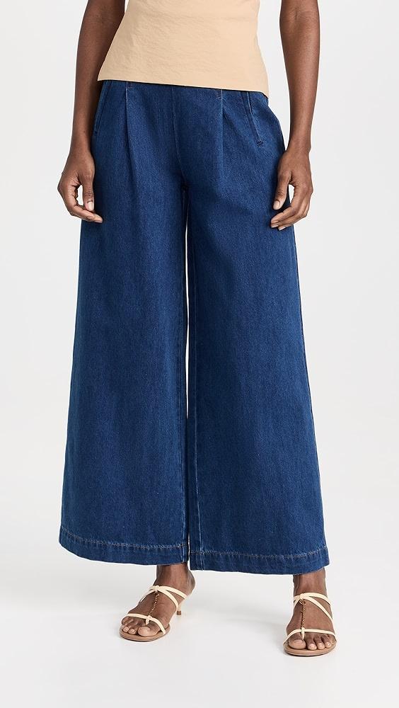 Rosetta Getty High Rise Wide Leg Jeans | Shopbop Product Image