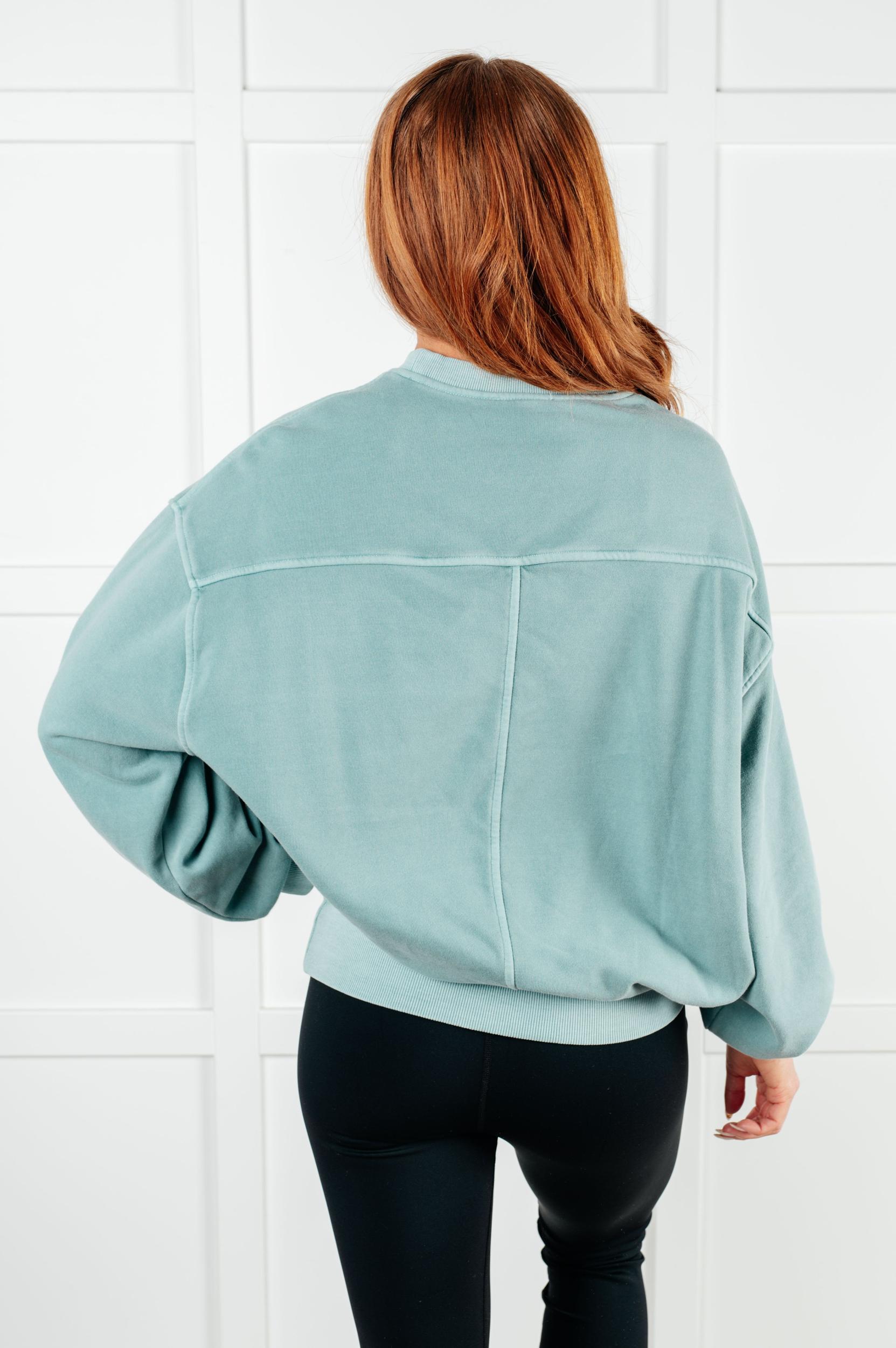 Beyond the Basics Pullover in Blue Grey (Online Exclusive) Product Image