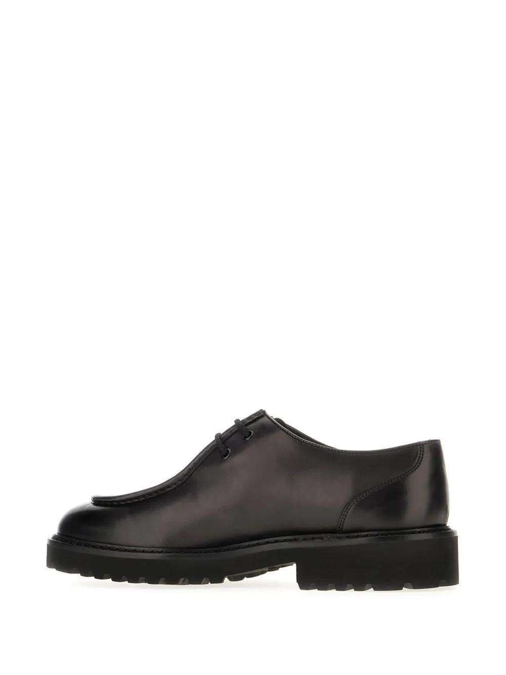 leather lace-up shoes Product Image