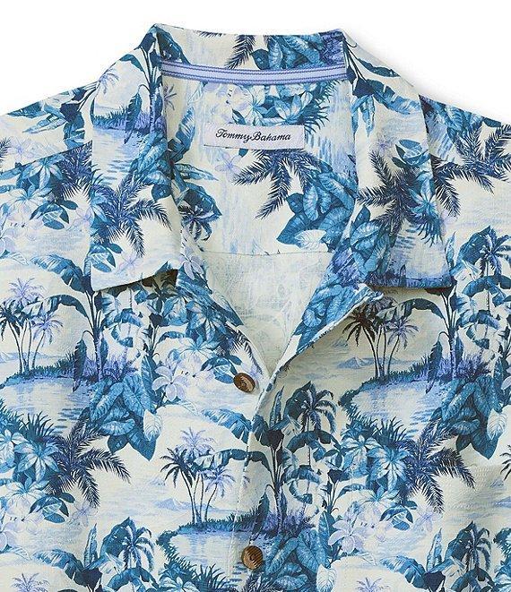 Tommy Bahama Hidden Horizons Short Sleeve Silk Shirt Product Image