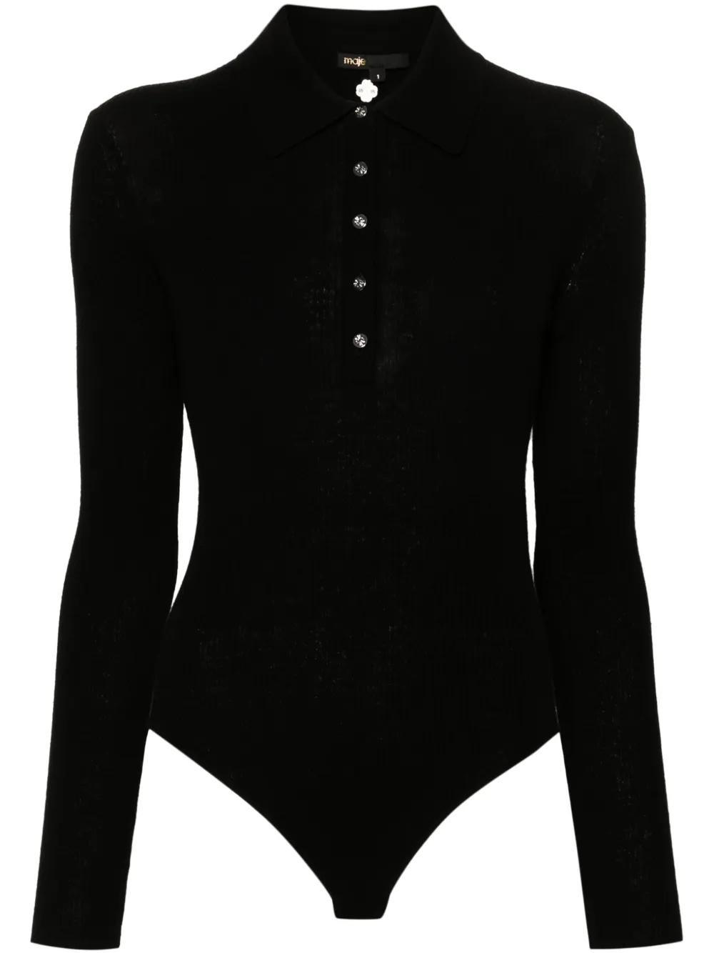 wool-silk bodysuit Product Image