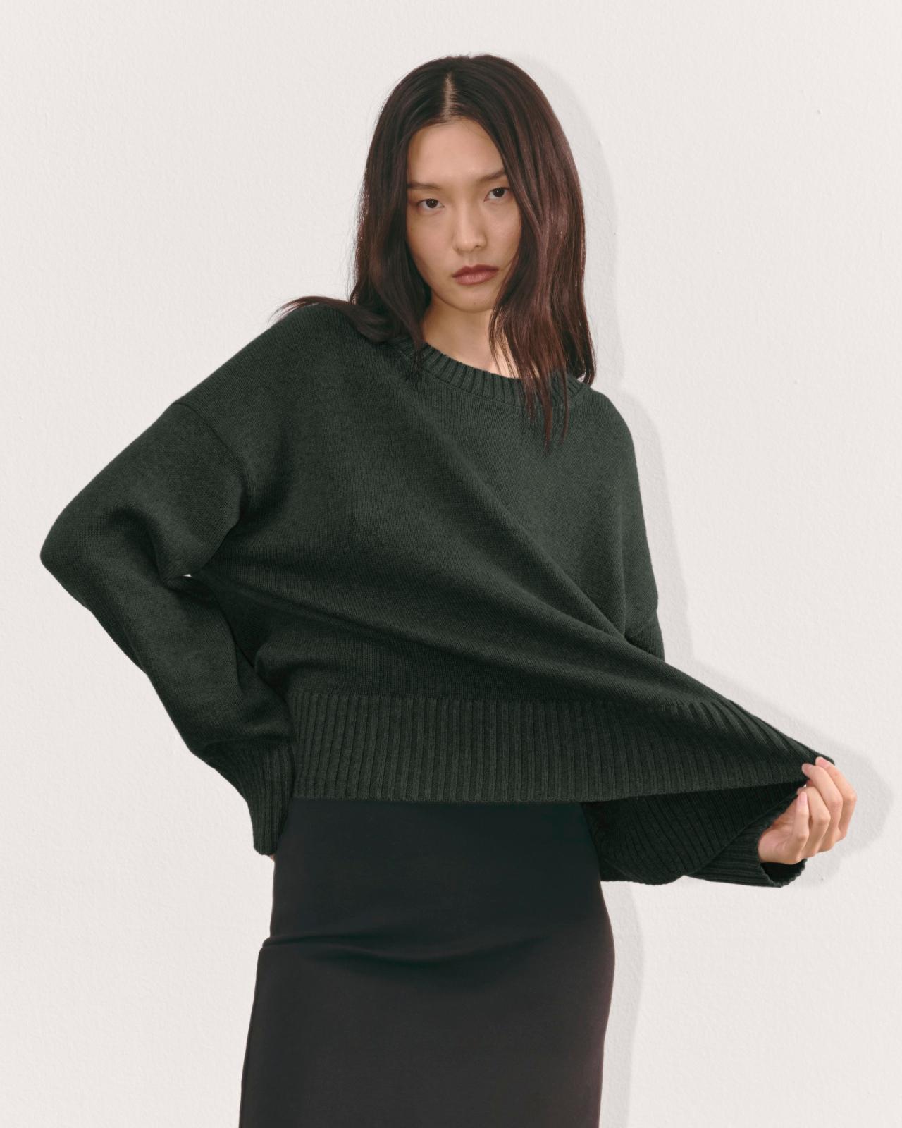 The Boxy Sweater in Everyday Cotton Product Image