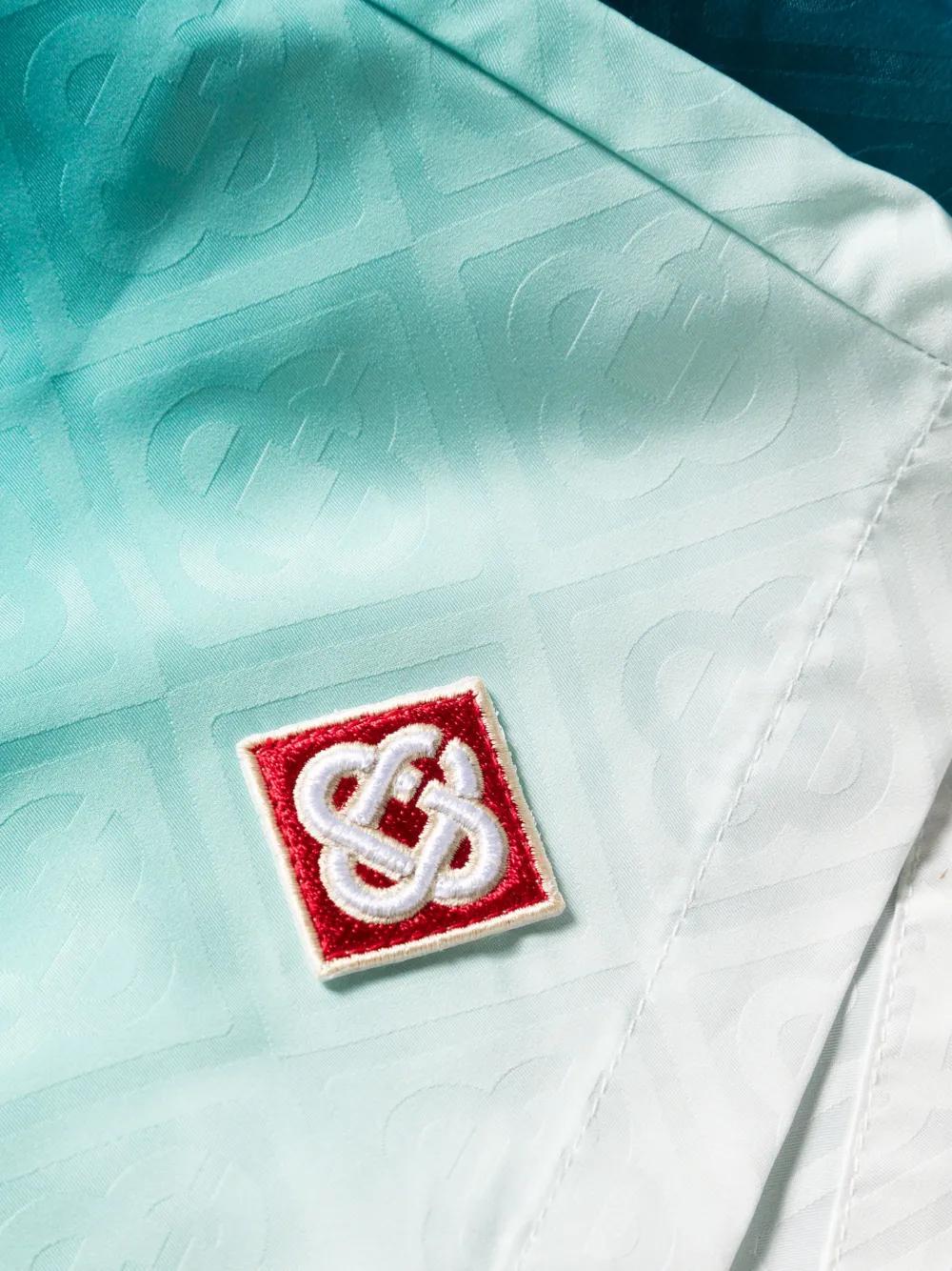logo-jacquard swim shorts Product Image