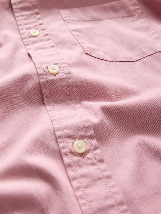 Organic Cotton Poplin Classic Shirt Product Image