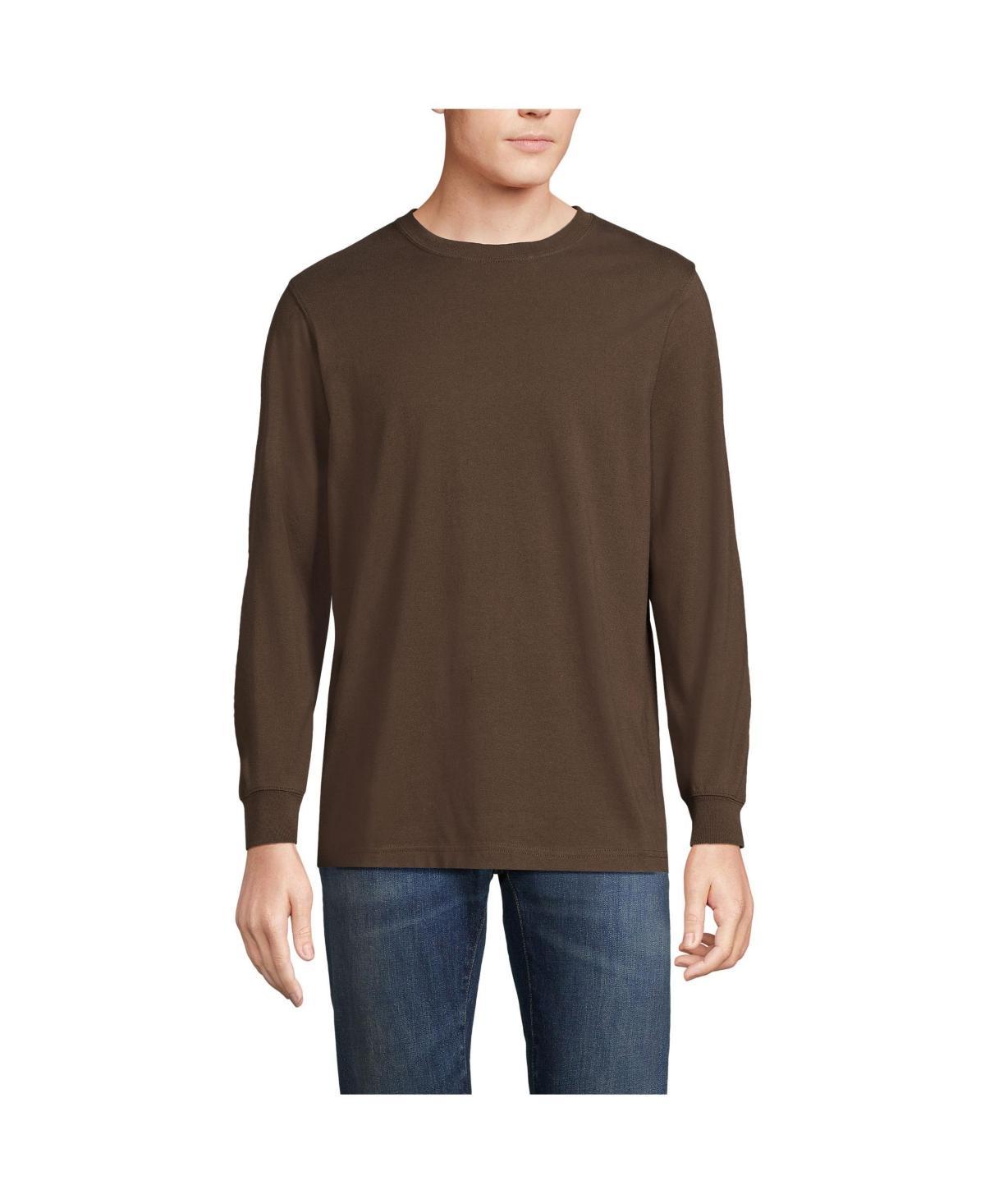Big & Tall Lands' End Super Tee, Men's, Size: Medium Tall, Black Product Image