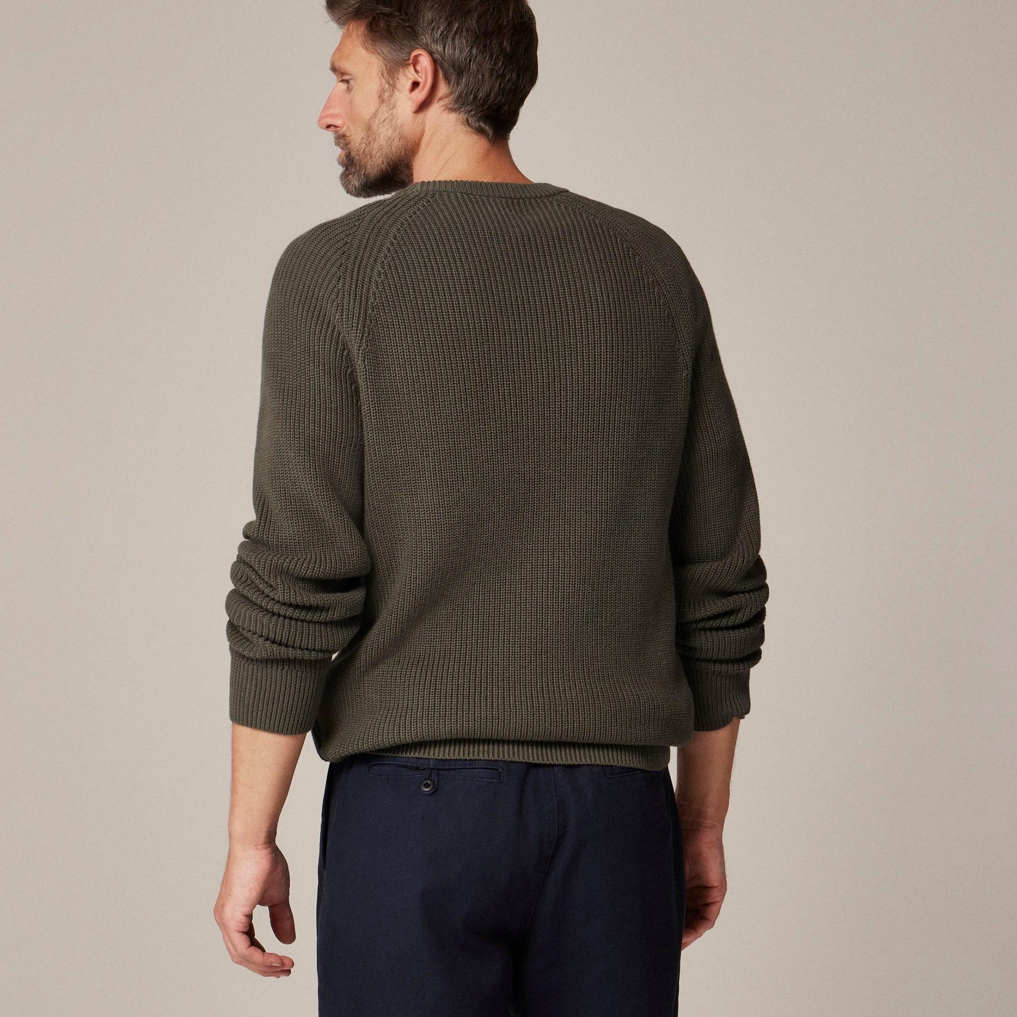 Heritage cotton ribbed sweater Product Image
