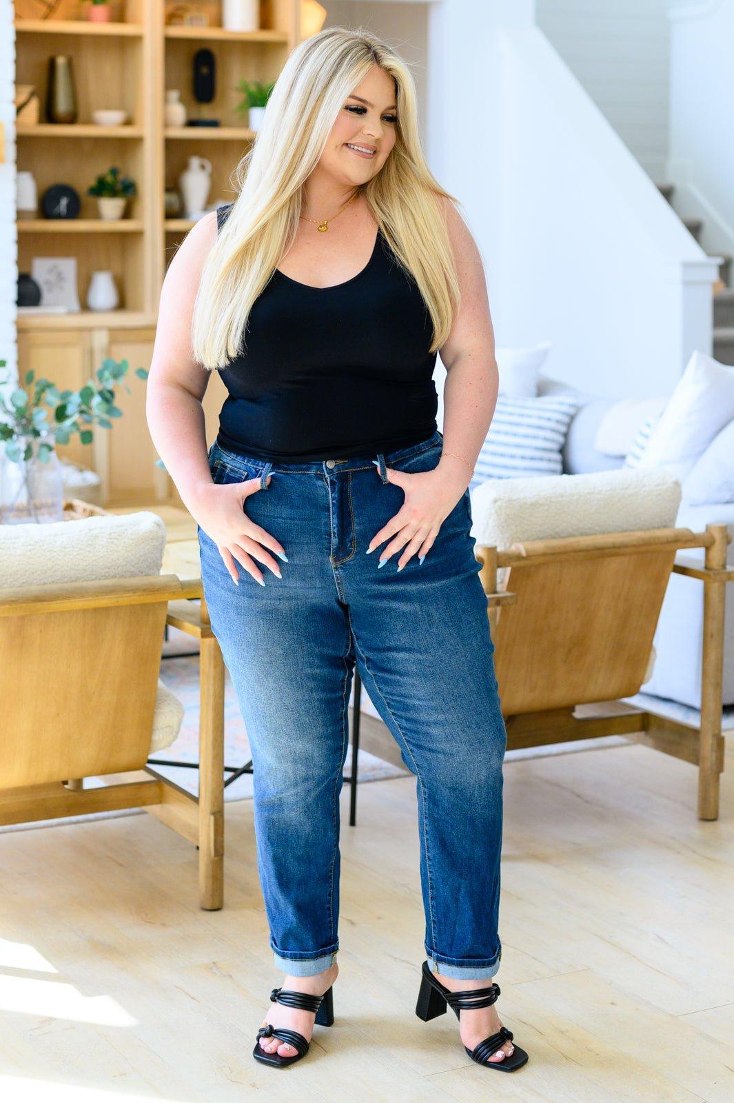 Colt High Rise Button Fly Distressed Boyfriend Jeans (Online Exclusive) Product Image
