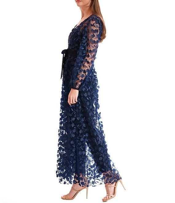 Julia Jordan Two Piece Sweetheart Neck Sleeveless Embroidered Long Sleeve Jacket 2-Piece Jumpsuit Set Product Image