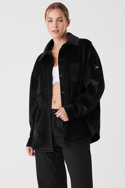 Alo Yoga | Ribbed Velour Mountain Side Shacket Jacket Product Image