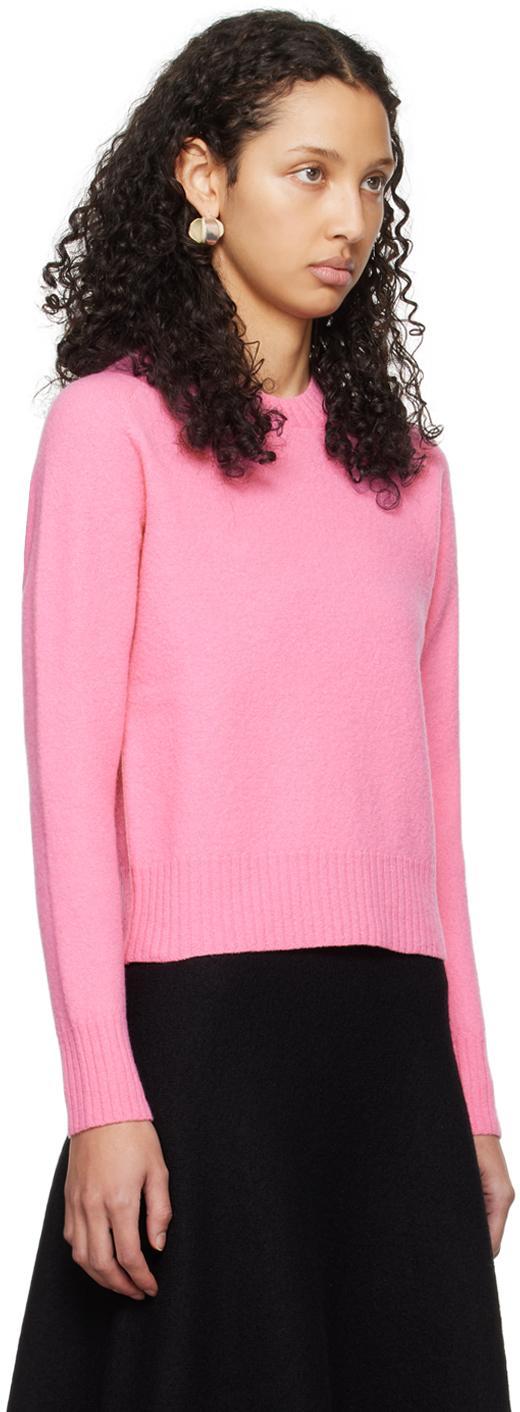 JIL SANDER Pink Relaxed-fit Sweater In Electric Pink Product Image