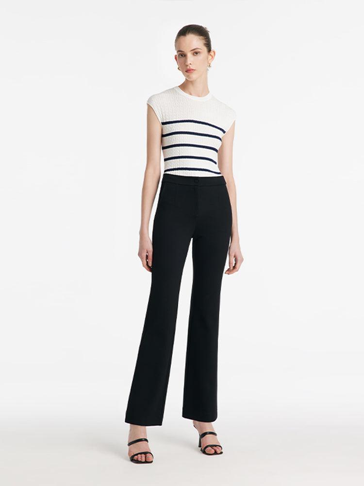 Slim Micro-Flared Women Pants Product Image