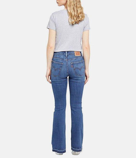 Levi's® 726 High Rise Frayed Hem Flare Jeans Product Image