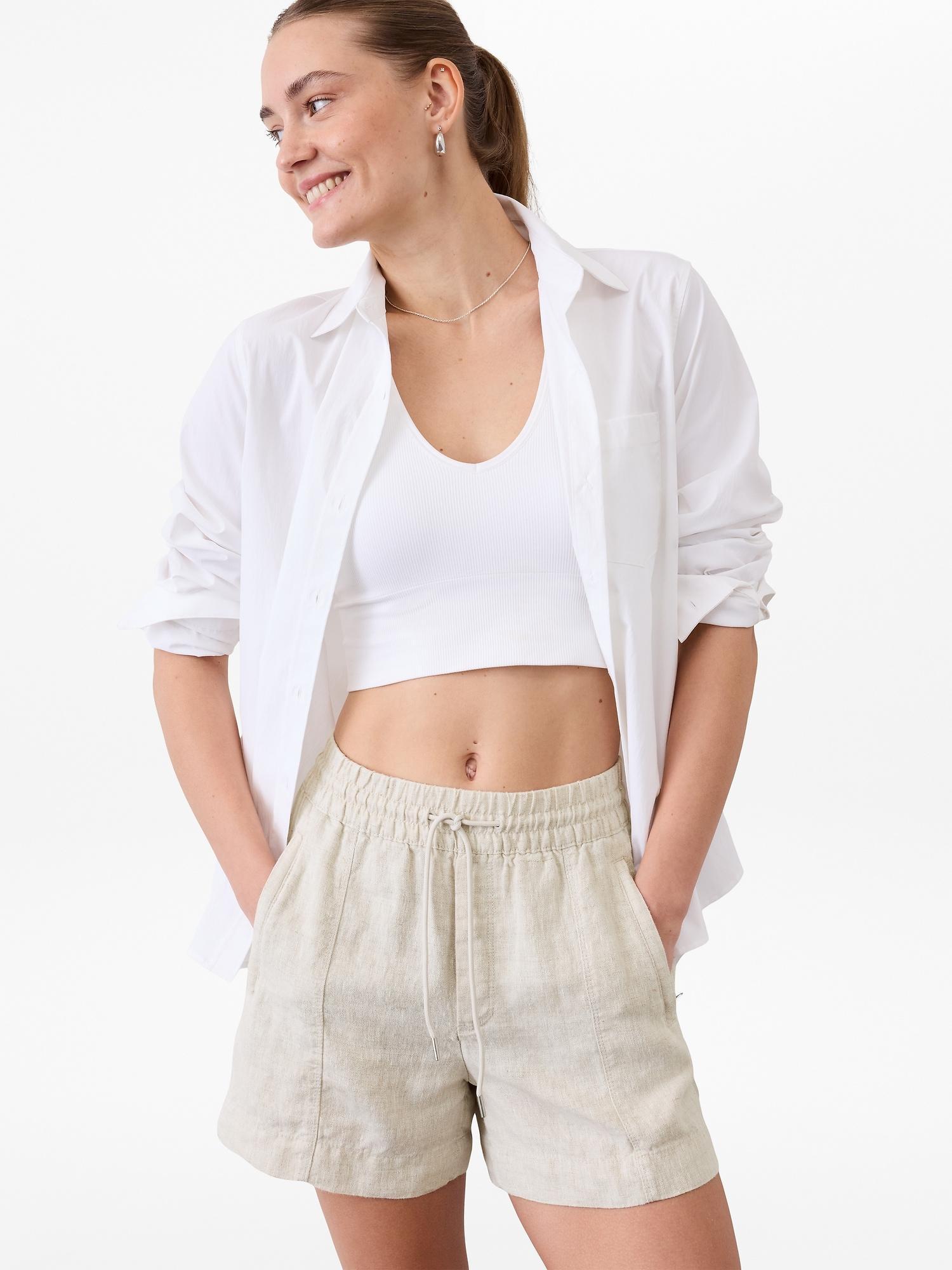 Retreat Linen Mid Rise Short Product Image