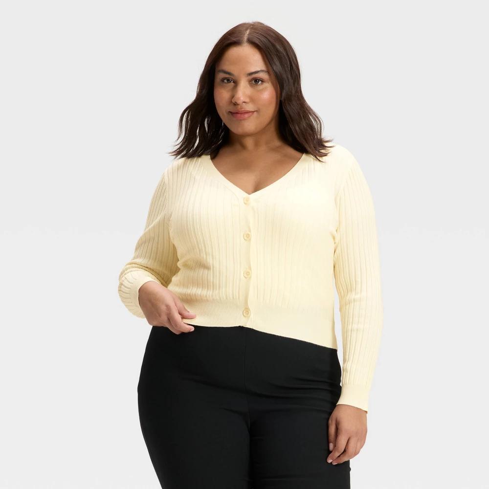 Women's Button-Front Cardigan - A New Day™ Product Image
