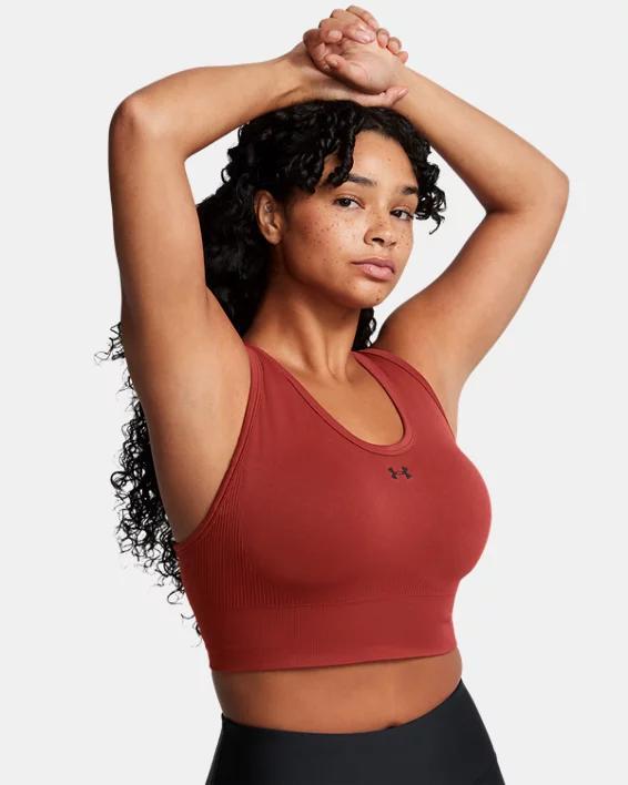 UA Vanish Seamless Womens Mid Sports Bra Product Image
