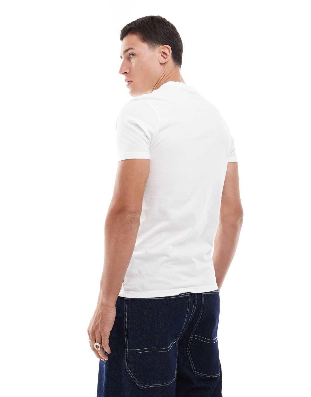 Levi's 2 pack batwing logo t-shirt in white/navy Product Image
