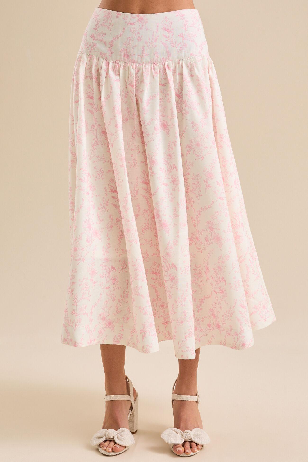 Scarlett Toile Midi Skirt Product Image