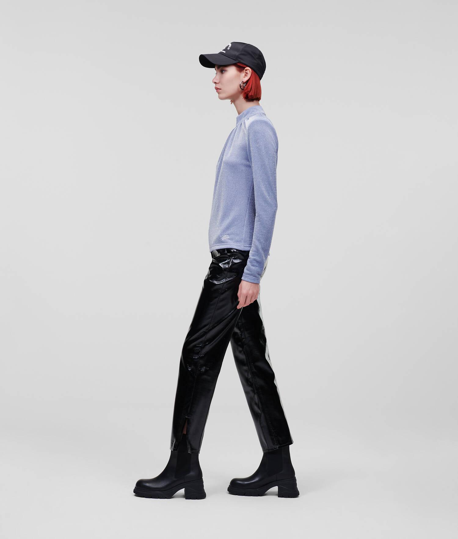 LONG-SLEEVED LUREX TOP Product Image