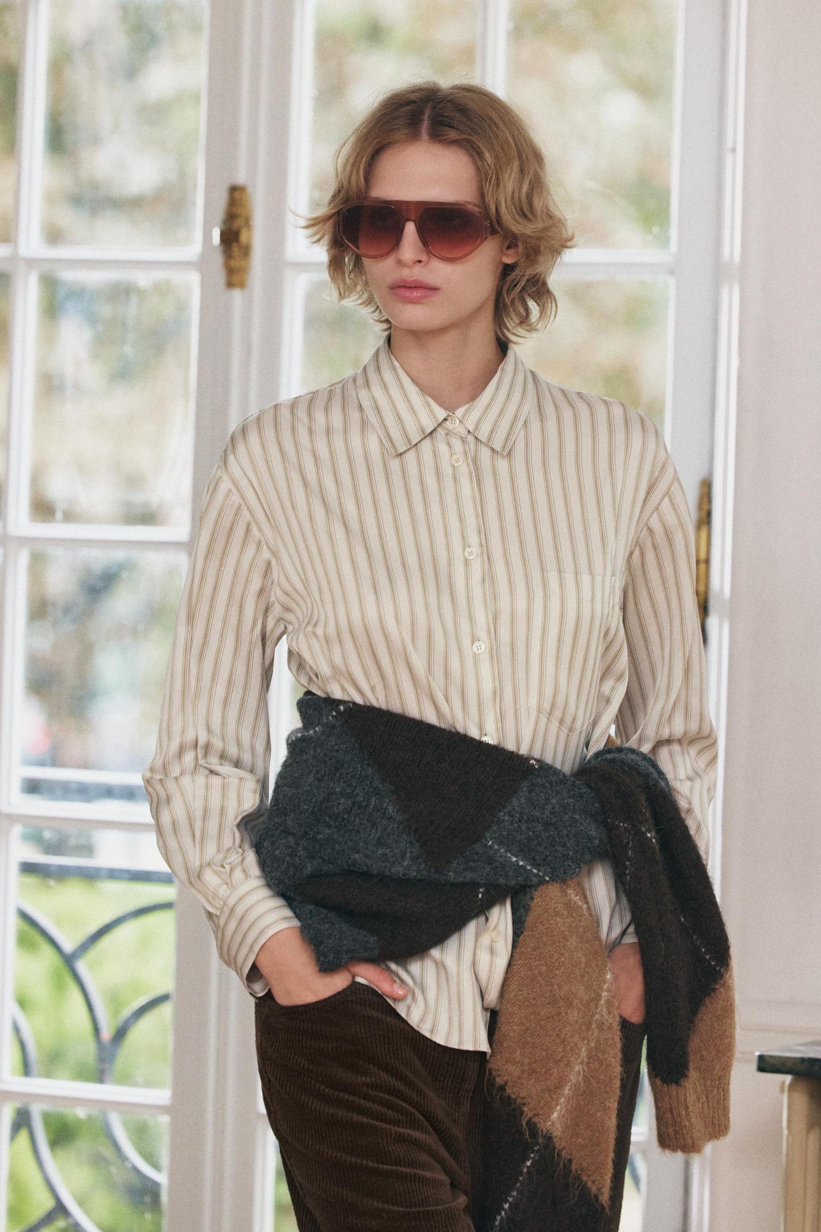 KNIT ARGYLE SWEATER Product Image