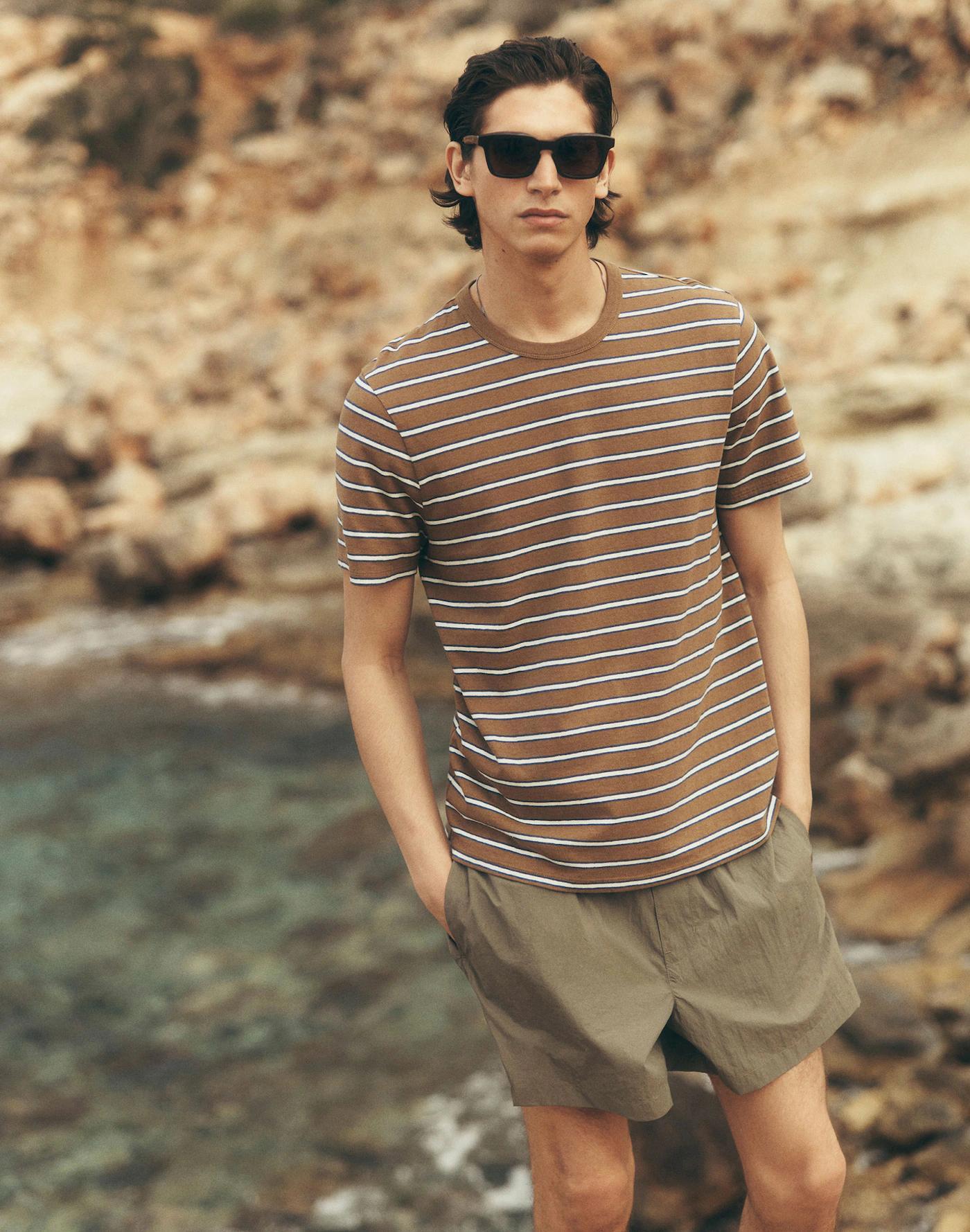 Allday Tee in Cotton-Linen Blend Product Image