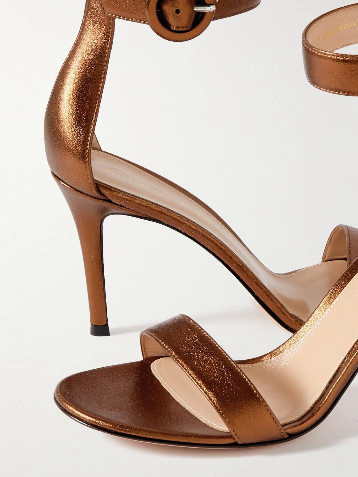 GIANVITO ROSSI Portofino 85 In Brown Product Image