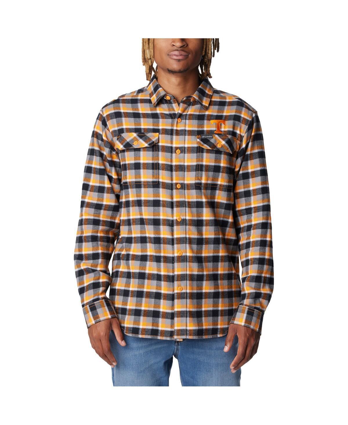 Columbia Mens Collegiate Flare Gun Flannel Long Sleeve Shirt - Tennessee- Product Image