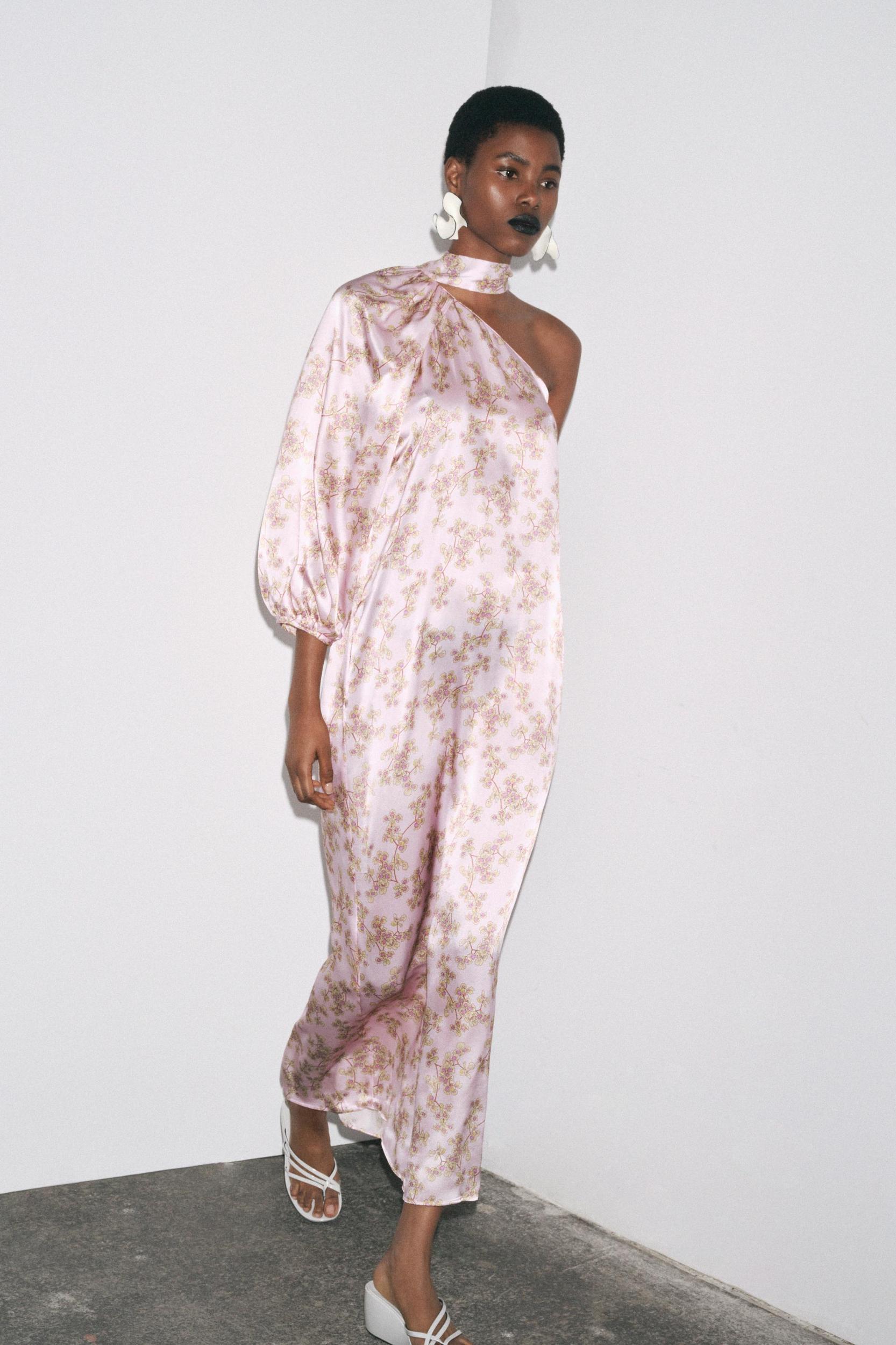 LIMITED EDITION 100% SILK ASYMMETRIC DRESS Product Image