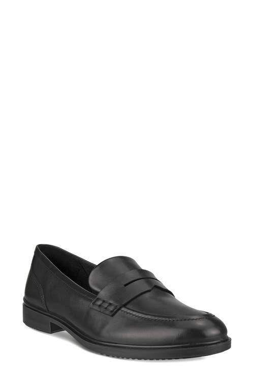 ECCO Womens Classic15 Leather Penny Loafers Product Image