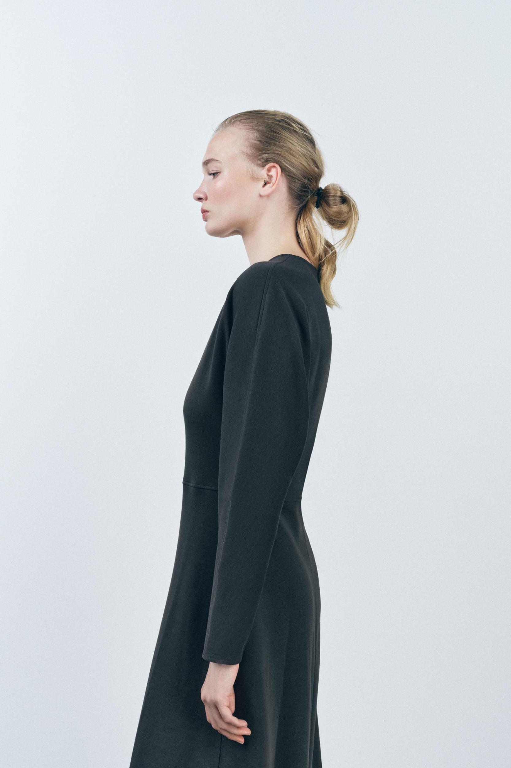 INTERLOCK MIDI DRESS Product Image