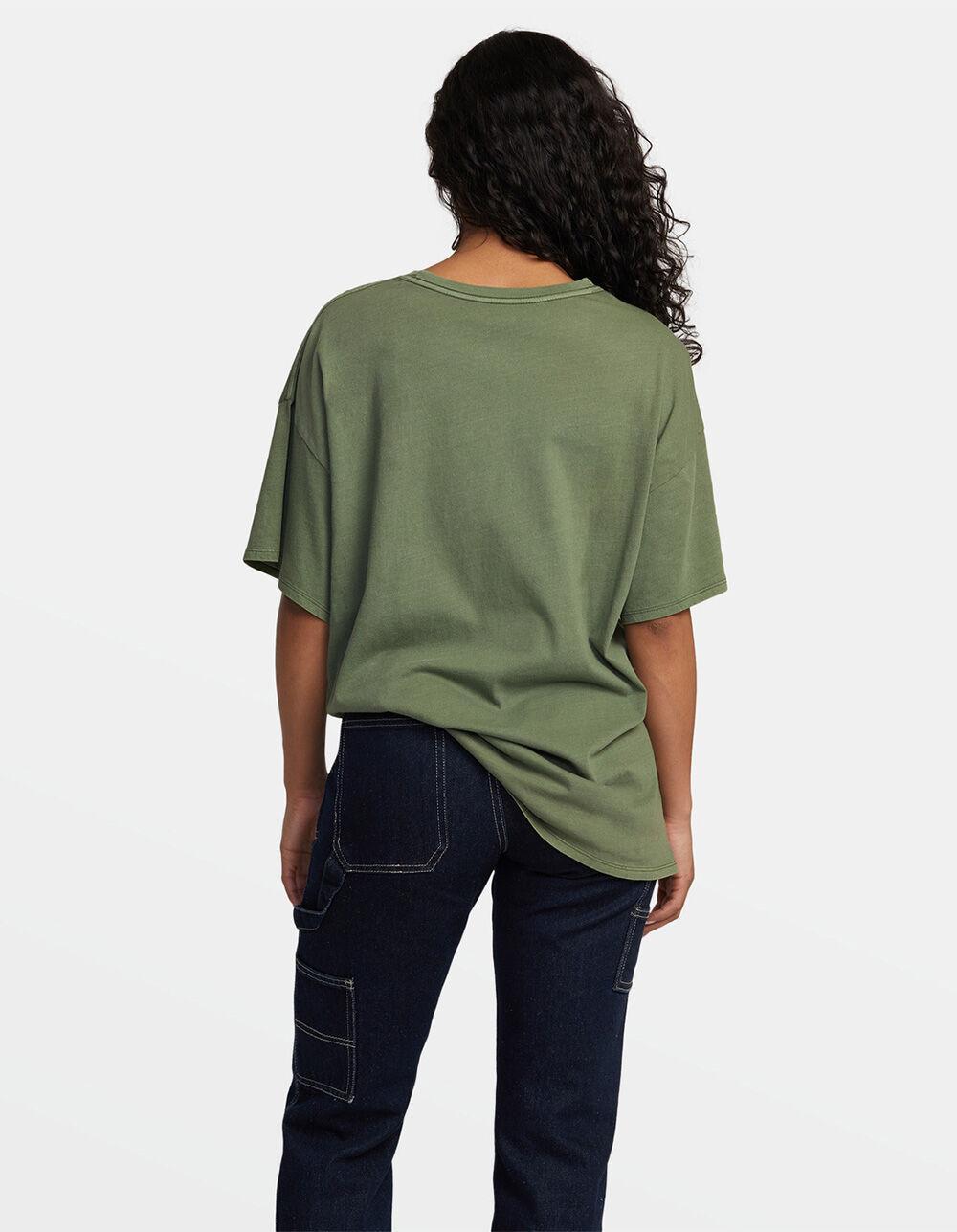 RVCA Embrace Change Womens Oversized Tee - DARK OLIVE Product Image