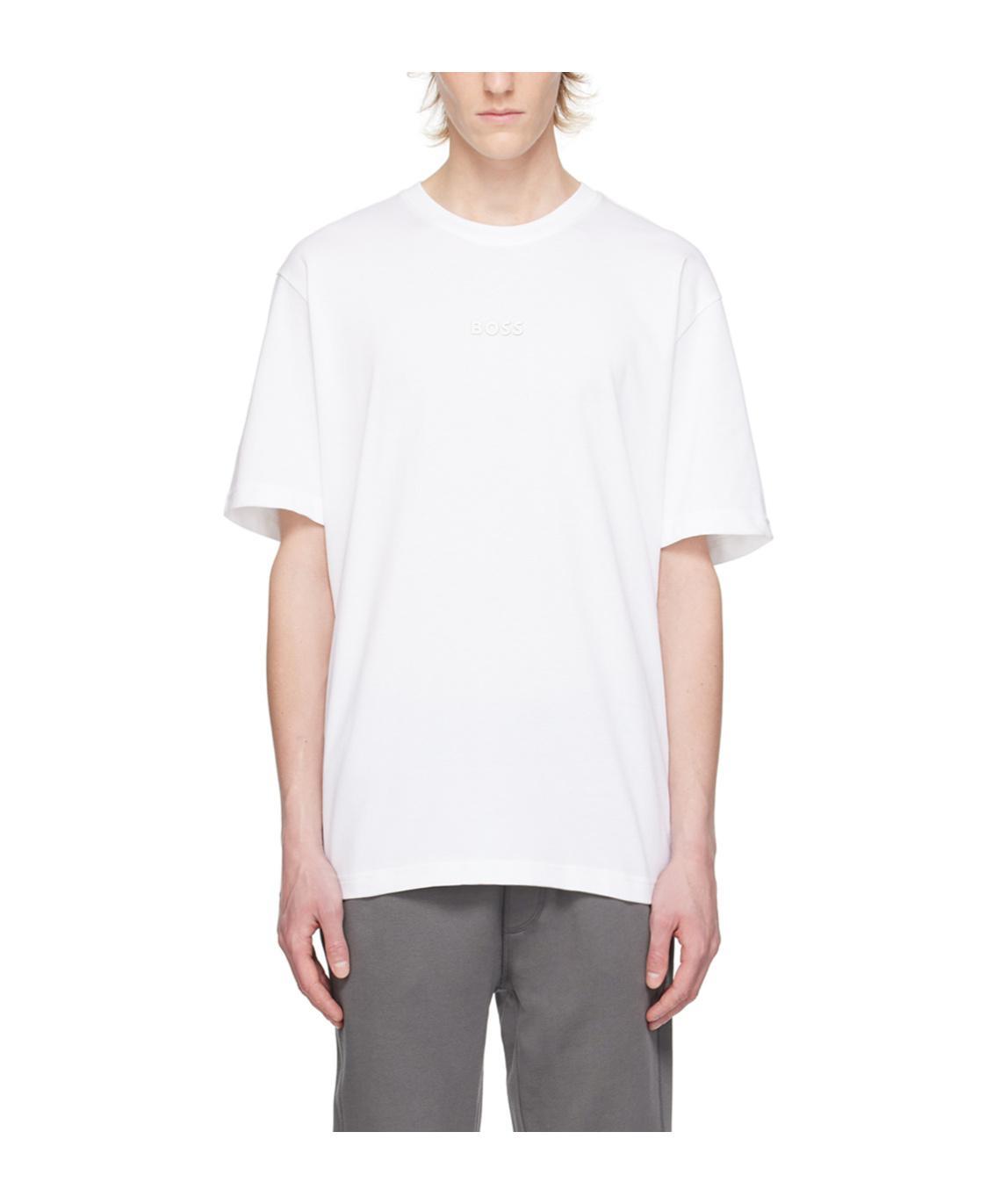 HUGO BOSS Short-sleeved T-shirt In White Product Image