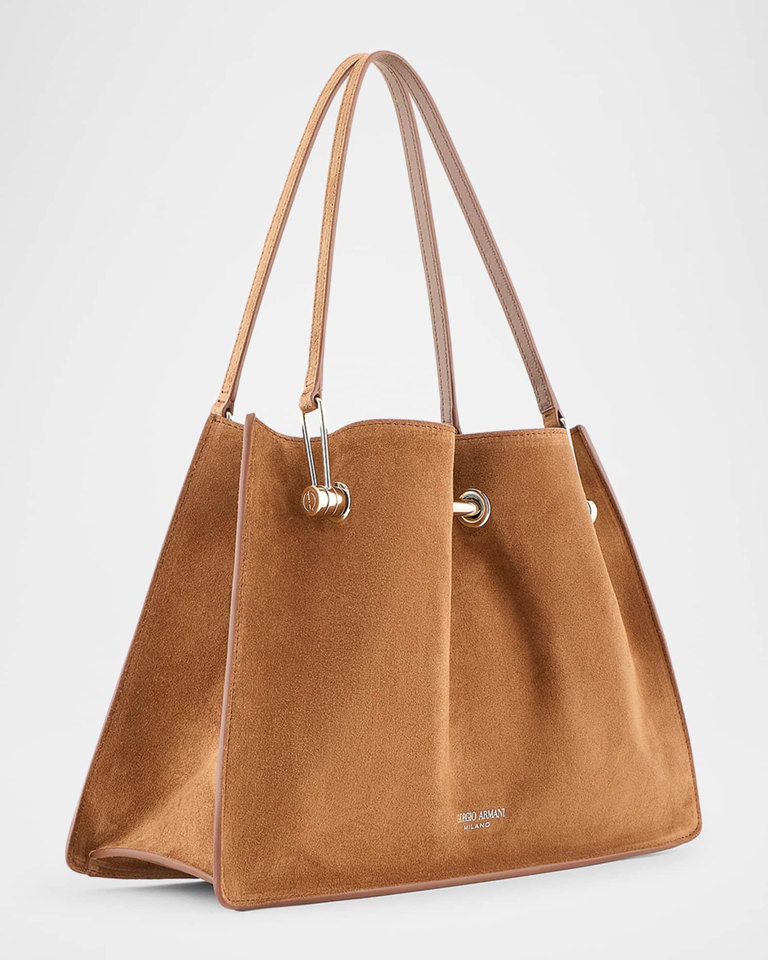 Avenue Small Soft Suede Tote Bag Product Image