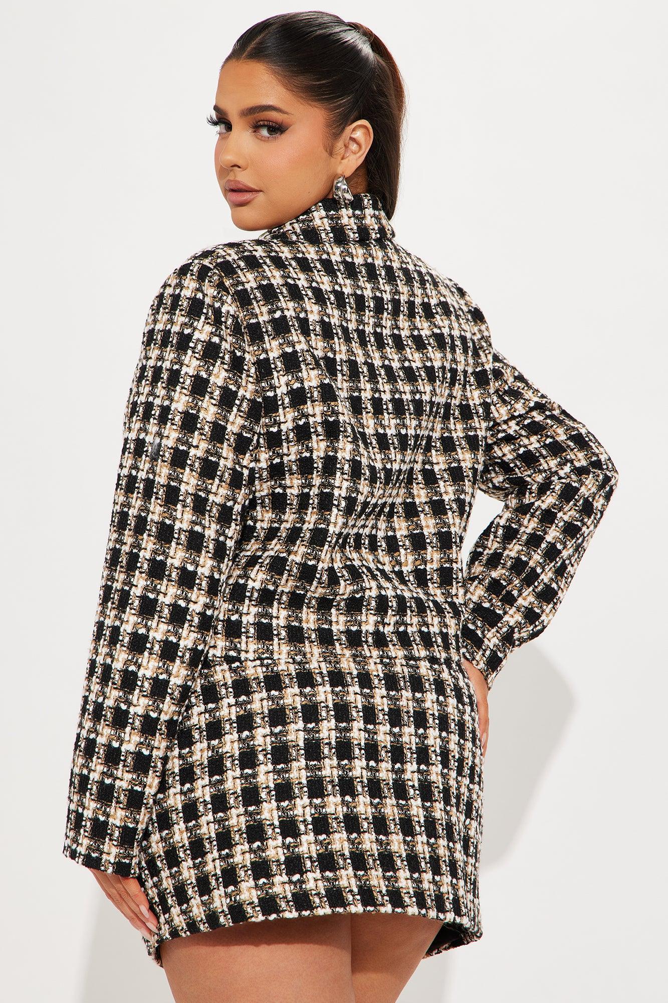 Old Money Rules Tweed Blazer - Black/combo Product Image