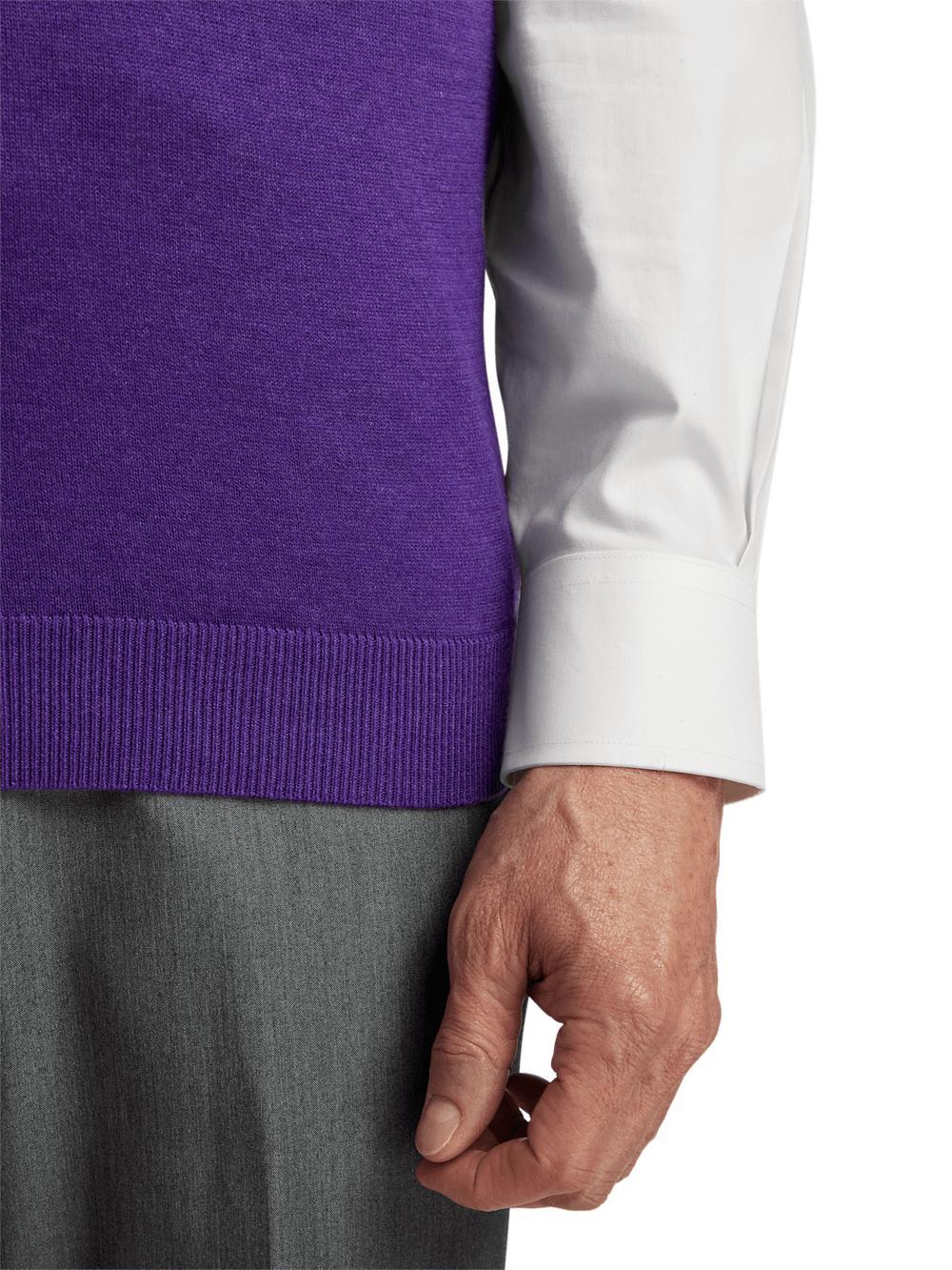 Supima Cotton Vest - Purple Product Image