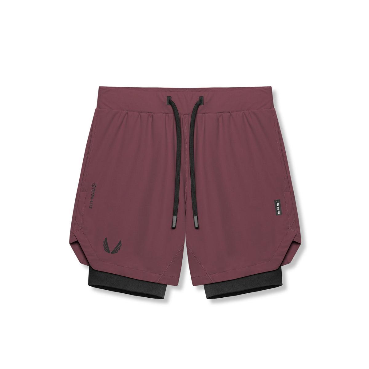 0866. Tetra-Lite® 7" Liner Short - Navy "Wings"/Black Male Product Image