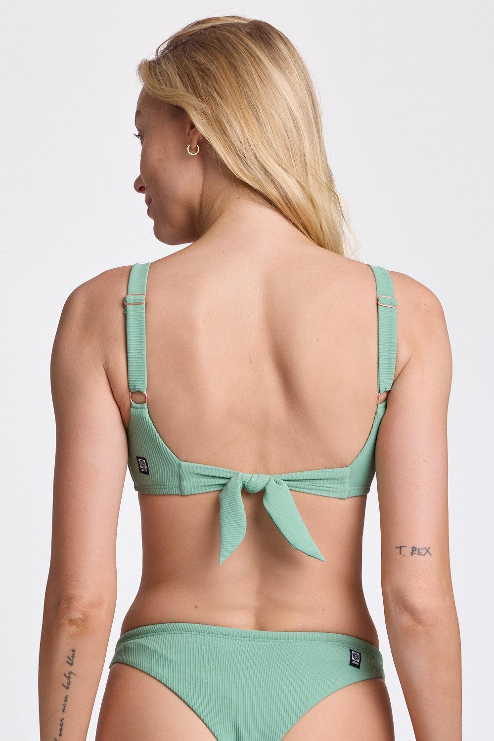 Kacey Ribbed Bikini Top Product Image