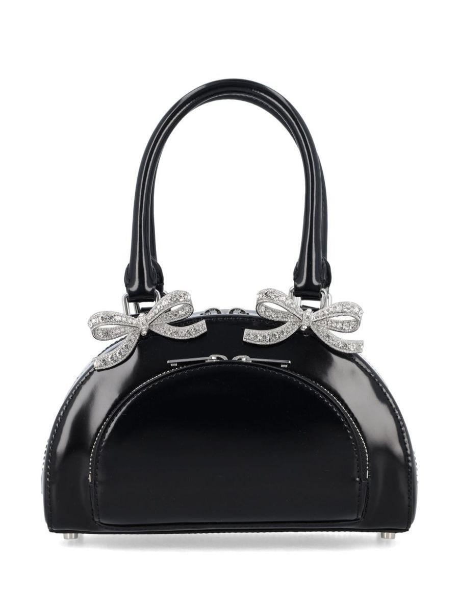 SELF-PORTRAIT Mini Tote Bag In Black Product Image