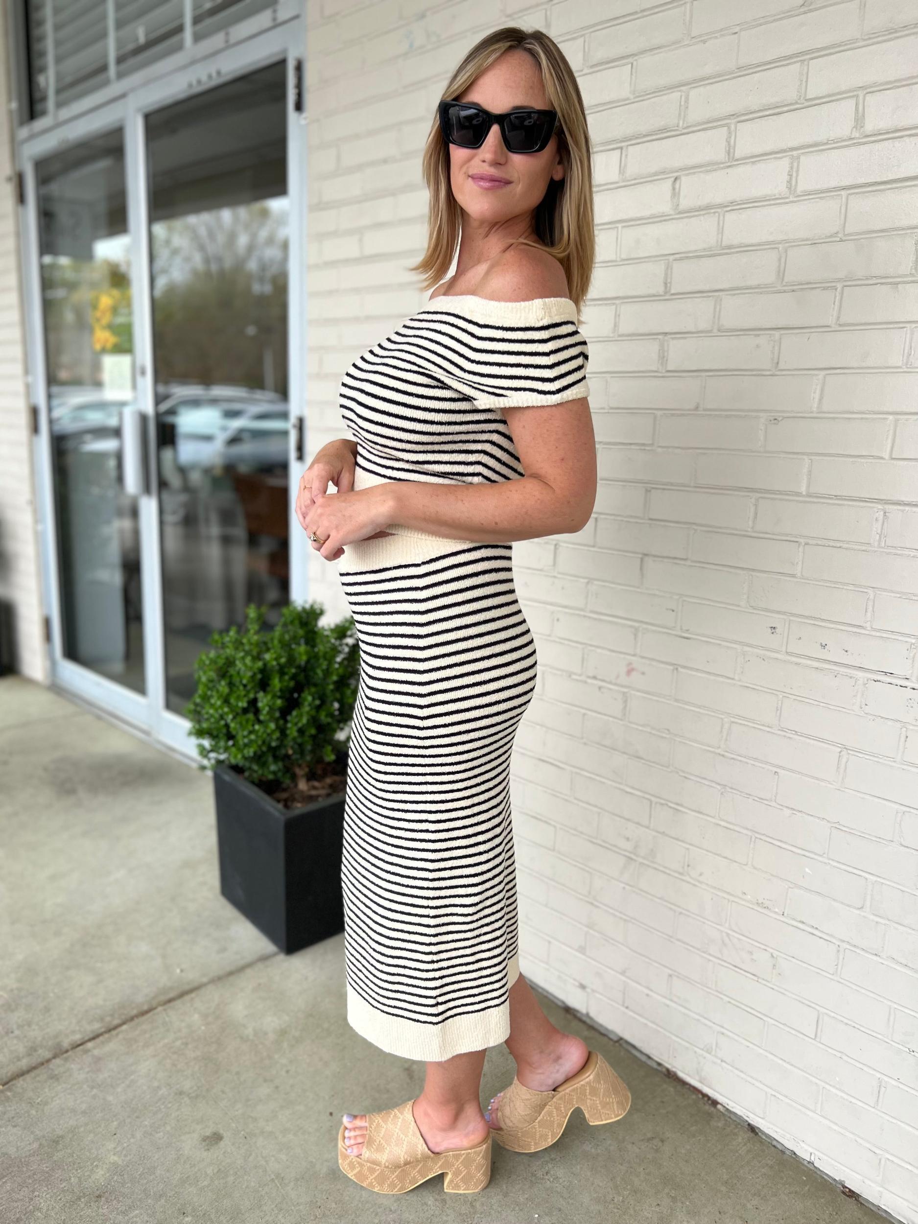 Maya Knit Midi Skirt Product Image