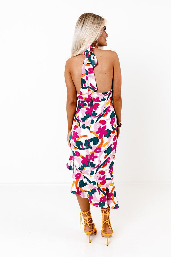 Fashionable Scene Halter Midi Product Image