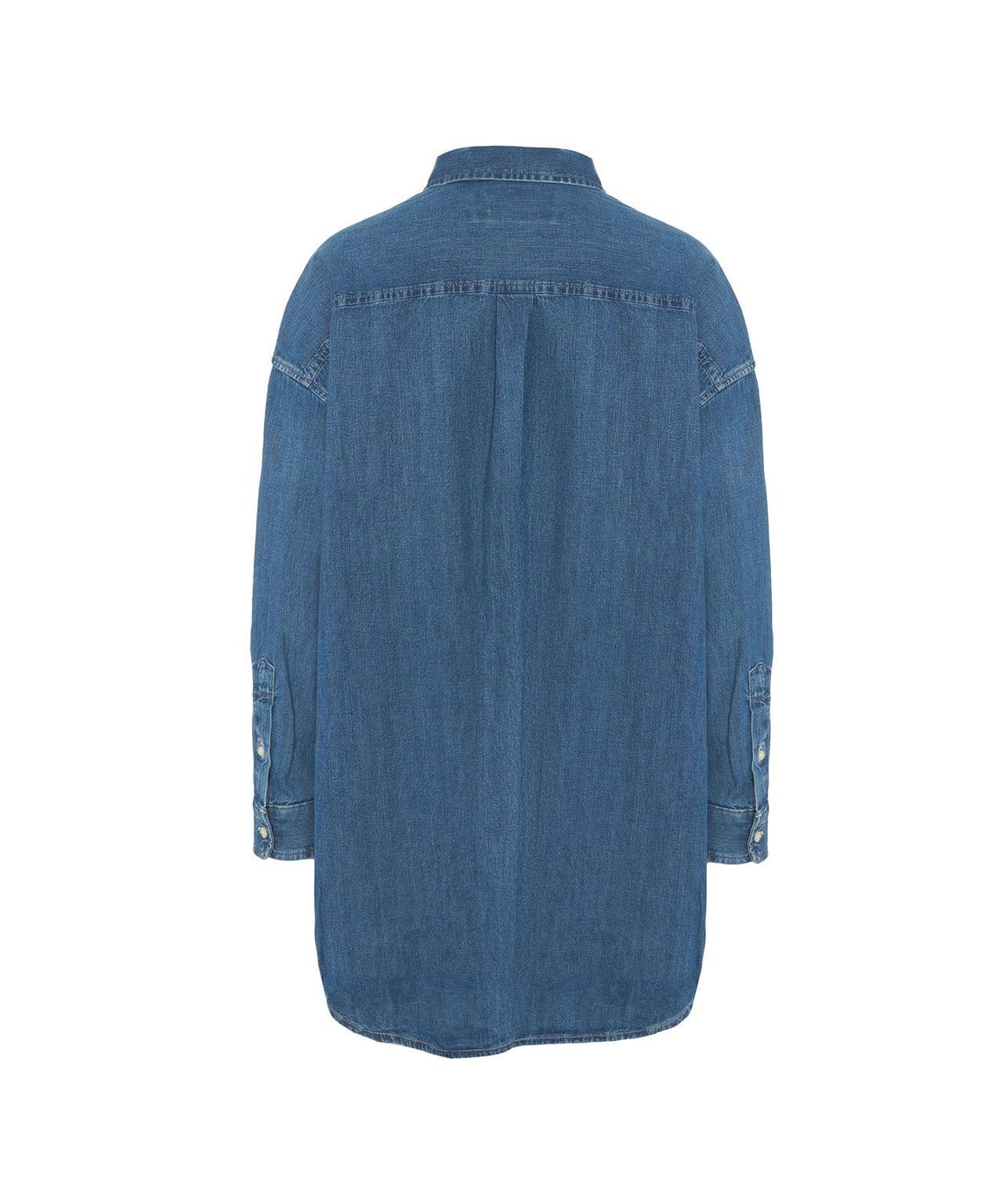 Oversize denim shirt Product Image