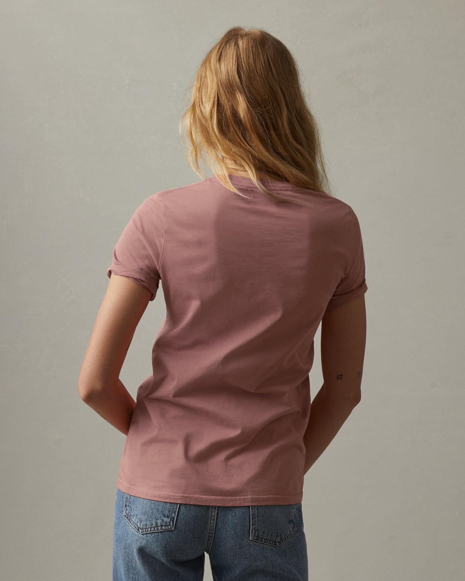 Women's Classic Cotton Crew Tee - Withered Rose Female Product Image