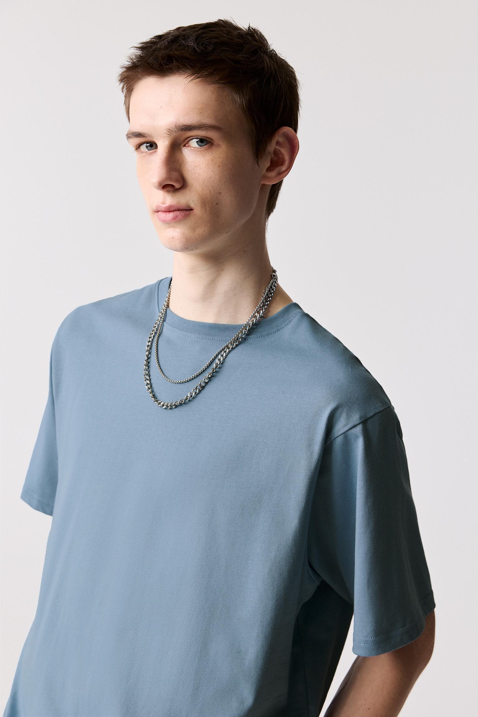 Basic short sleeve cotton T-shirt Product Image