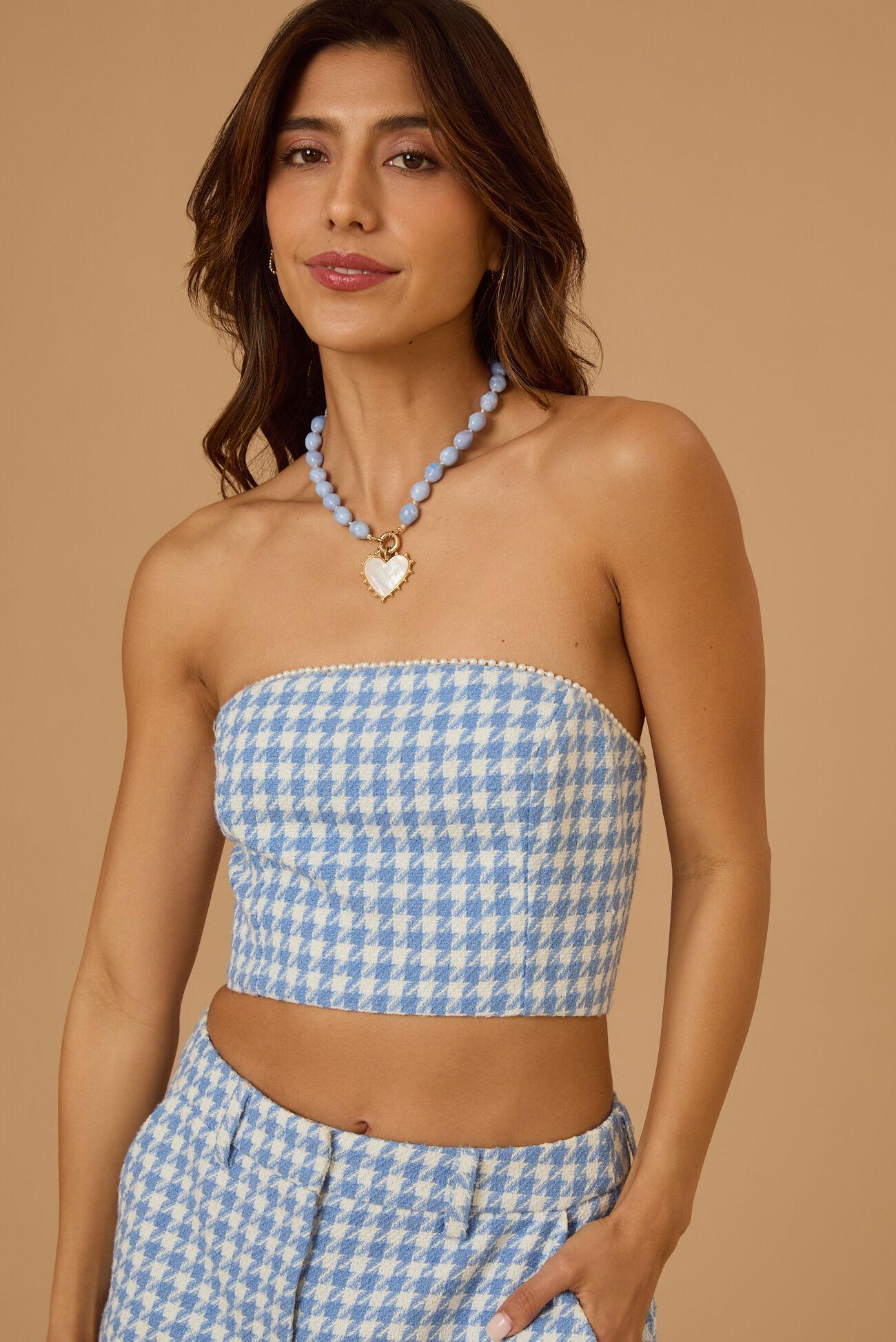 Valeria Tweed Top Product Image