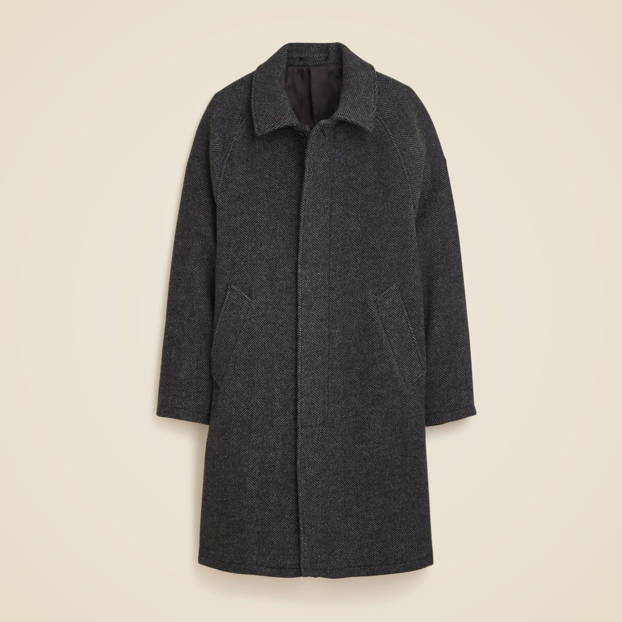 Rivington car coat in wool-blend herringbone Product Image