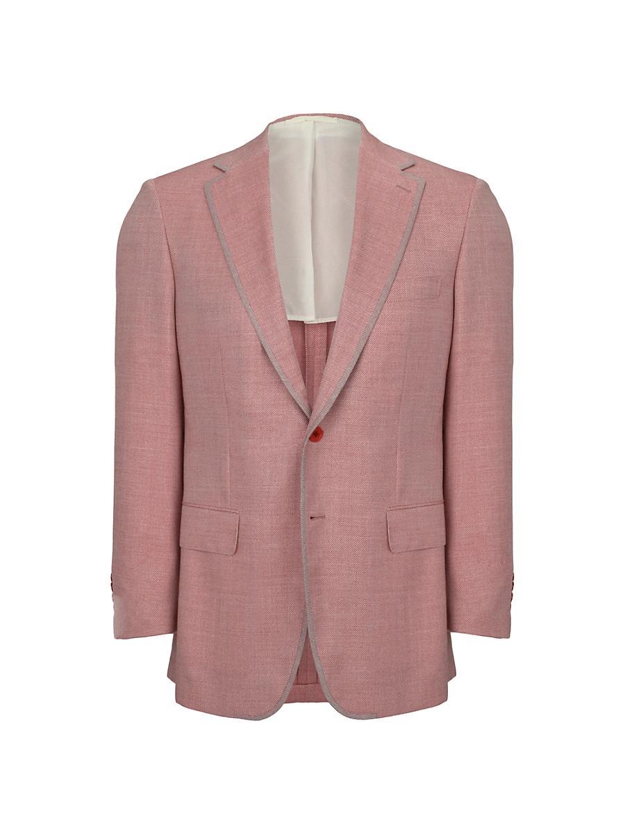 Mens 2 Buttons Woven Jacket Product Image